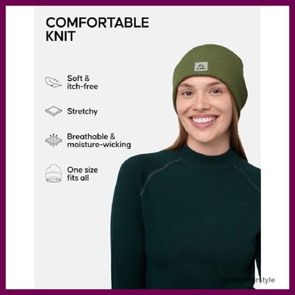 Sustainable Classic Beanie Unisex Stretchy One Size Premium Recycled Material main image 7